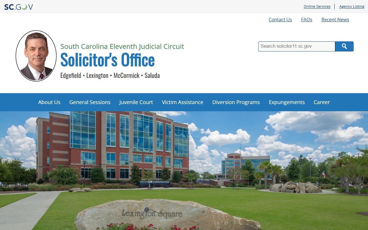 Lexington County criminal court records Eleventh Judicial Circuit Solicitor